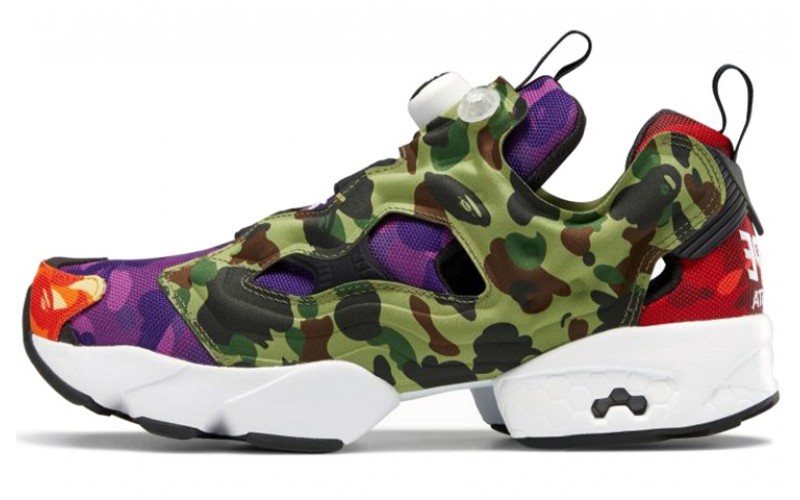 A BATHING APE x Reebok Instapump Fury "Multi-Camo"