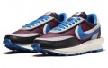 Sacai x Nike Waffle night maroon and team royal