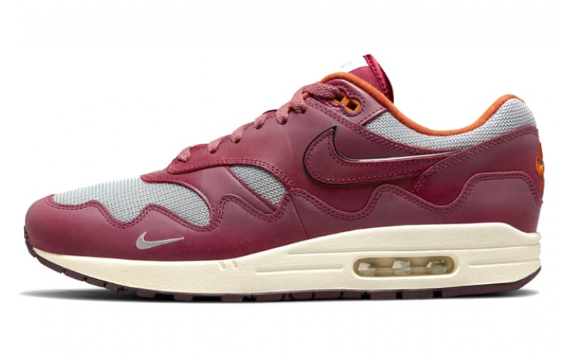 Patta x Nike Air Max 1 "night maroon"