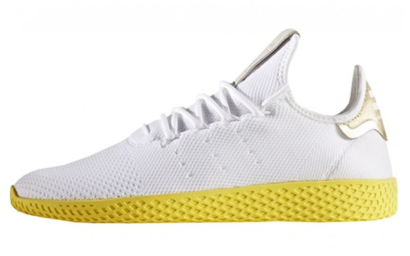 Pharrell Williams x adidas originals Tennis Hu White Yellow