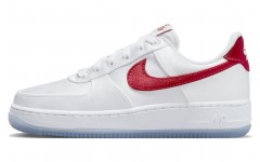 Nike Air Force 1 Low Satin "White Red"