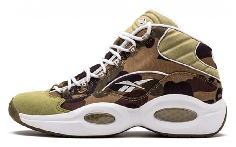 Reebok Question Mid Mita X Bape 1st Camo