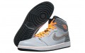 Jordan Air Jordan 1 Retro 93 Wolf Grey Orange