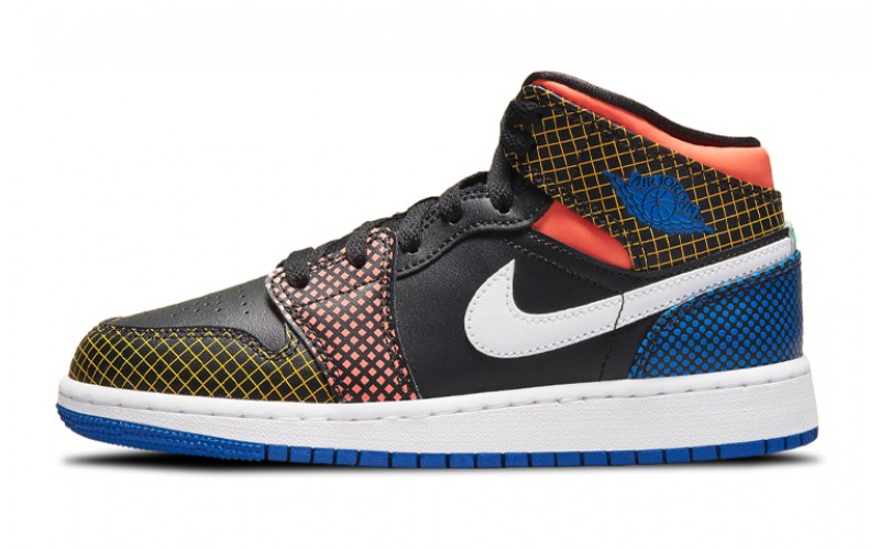 Jordan Air Jordan 1 Mid "Multi-Color" GS