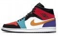 Jordan Air Jordan 1 Mid WhiteRedMulti