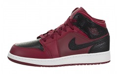 Jordan Air Jordan 1 Mid Team Red Black GS