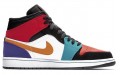 Jordan Air Jordan 1 Mid WhiteRedMulti