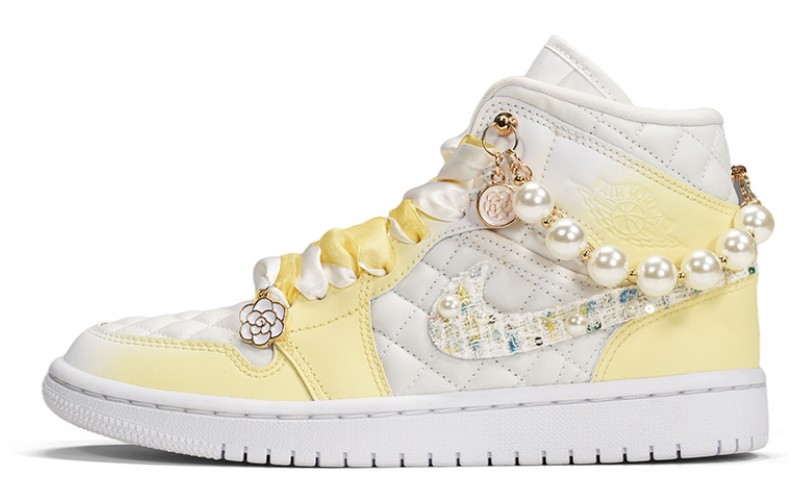 Jordan Air Jordan 1 Mid "Quilted White"