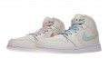 Jordan Air Jordan 1 Mid Multi-Color Swoosh Phantom GS