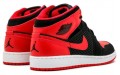 Jordan Air Jordan 1 Phat Black Siren Red PU GS