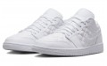 Jordan Air Jordan 1 low quilted "triple white"