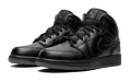 Jordan Air Jordan 1 Mid "Triple Black" GS