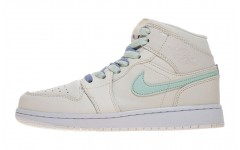 Jordan Air Jordan 1 Mid Multi-Color Swoosh Phantom GS