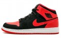 Jordan Air Jordan 1 Phat Black Siren Red PU GS