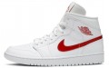 Jordan Air Jordan 1 Mid White University Red