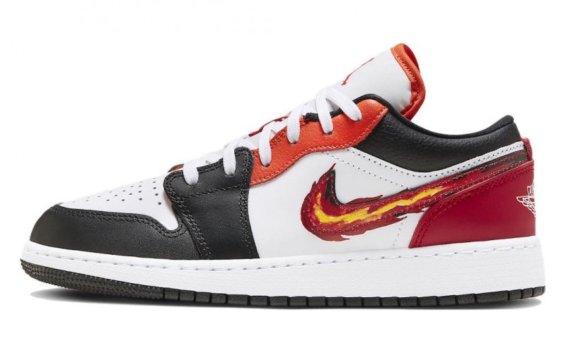 Jordan Air Jordan 1 Low "Flaming Swoosh" GS