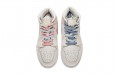 Jordan Air Jordan 1 Mid Multi-Color Swoosh Phantom GS