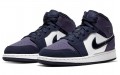 Jordan Air Jordan 1 Mid Sanded Purple GS