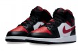 Jordan Air Jordan 1 Mid Alternate Bred Toe GS