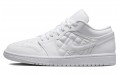 Jordan Air Jordan 1 low quilted "triple white"