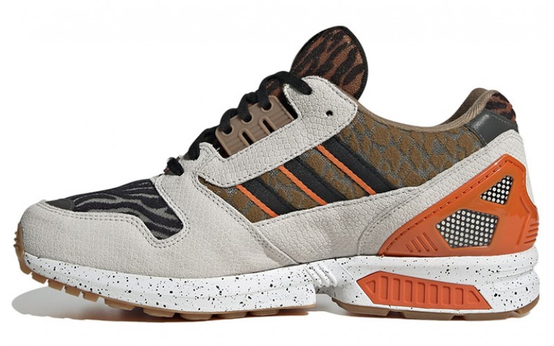 Bape x UNDEFEATED x adidas originals ZX 8000 Crazy Animal