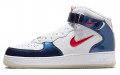 Nike Air Force 1 QS "IUniversity Red and Midnight Navy"