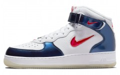 Nike Air Force 1 QS "IUniversity Red and Midnight Navy"