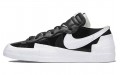 Sacai x Nike Blazer Low black patent leather