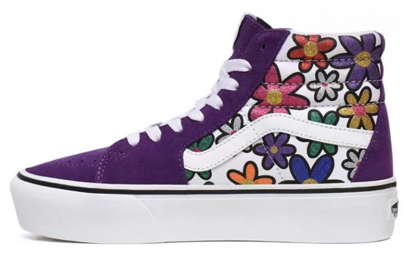 Vans SK8 Glitter Daisies Platform 2.0