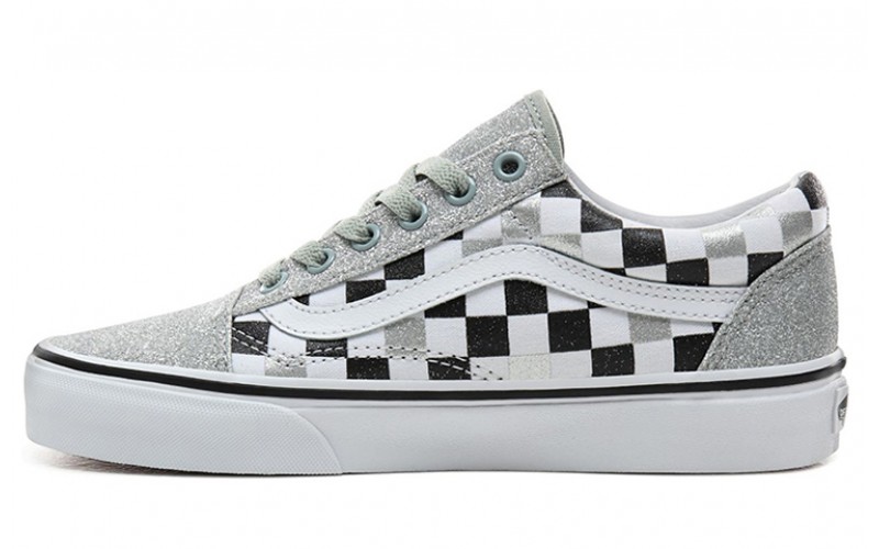 Vans Old Skool Glitter Checkerboard'