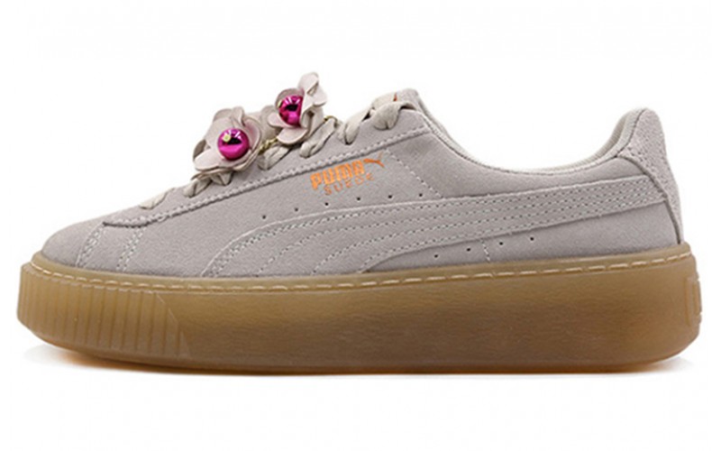 PUMA Suede Platform Flower Tassel