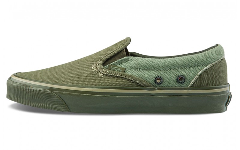 Nigel Cabourn x Vans slip-on Vault OG LX