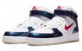 Nike Air Force 1 QS "IUniversity Red and Midnight Navy"