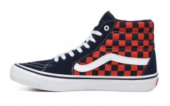 Vans SK8 Pro "Checkerboard Navy Orange"