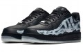 Nike Air Force 1 Skeleton 'Black on Black'