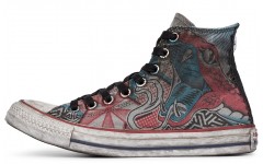 Converse Chuck Taylor All Star Snake Tattoo High Top