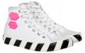 OFF-WHITE Vulcanized Hi Top White Fuchsia