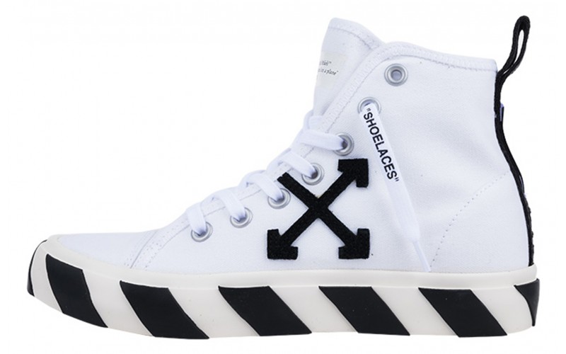 OFF-WHITE Vulcanized mid Top