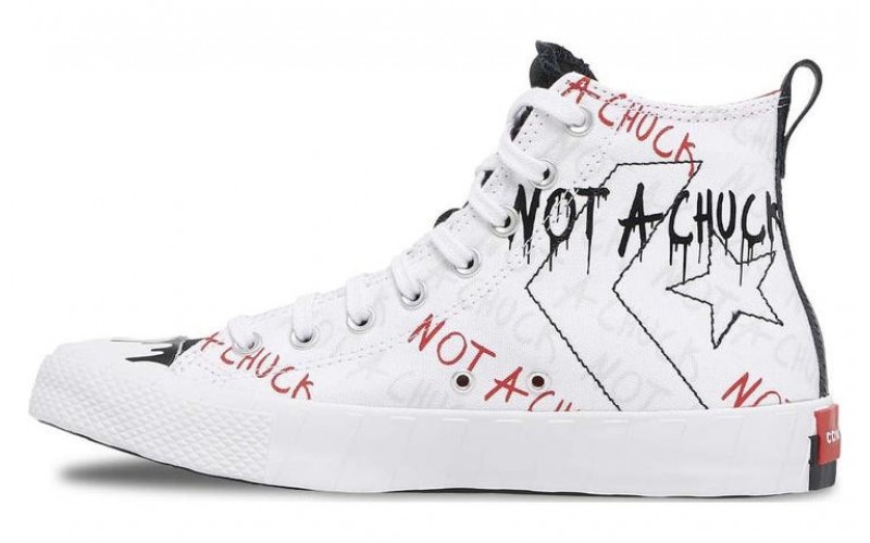 Converse Not A Chuck Hi White Paint Drip