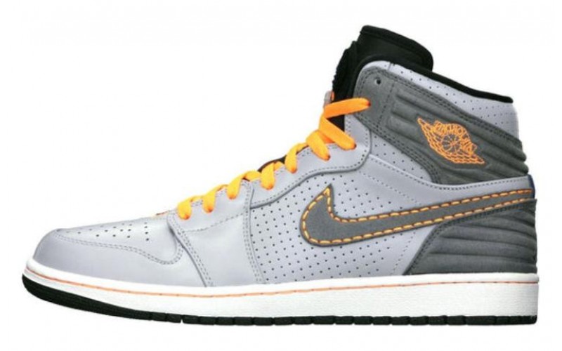 Jordan Air Jordan 1 Retro 93 Wolf Grey Orange