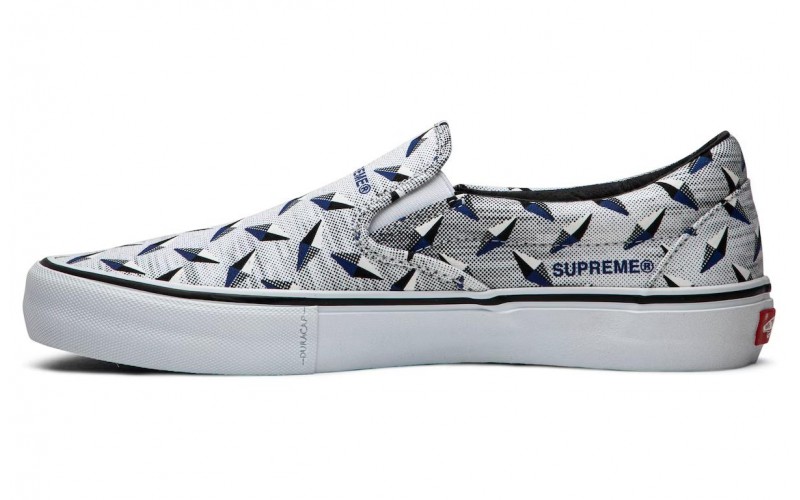 Supreme x Vans slip-on Diamond Plate Collection