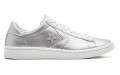 Converse Pro Leather Low Silver (Women's)