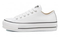 Converse Chuck Taylor All Star Leather Platform Low Top