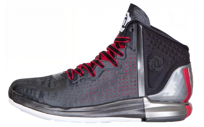 adidas D Rose 4 Black Light Scarlet