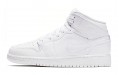 Jordan Air Jordan 1 Mid Triple White GS