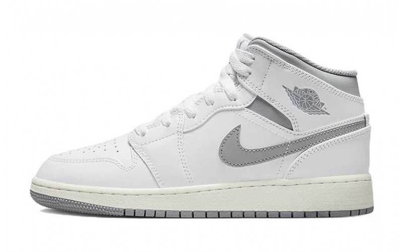 Jordan Air Jordan 1 Mid "Neutral Grey" GS