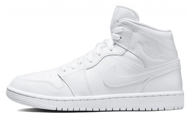 Jordan Air Jordan 1 Mid Triple White