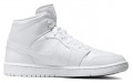 Jordan Air Jordan 1 Mid Triple White